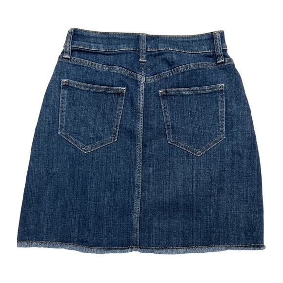 Arizona Mixed Panel Blue Denim Jeans Skirt Jrs Size 3 - Picture 3 of 9